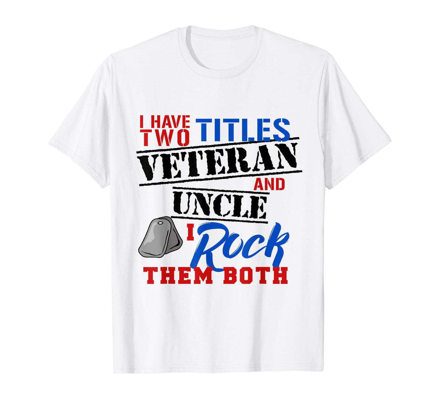 Uncle Veteran Fathers Day Gift T-Shirt - Custom Art Print for Adults - T-Shirt, Sweatshirt, Hoodie