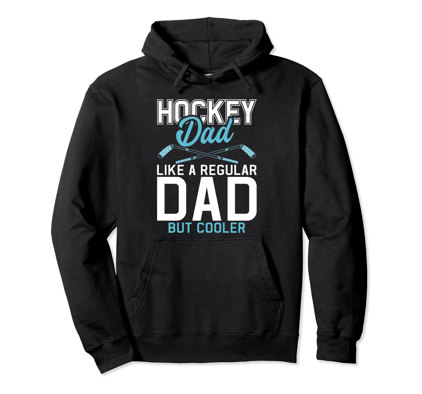Hockey Dad Like Regular Uncle But Hoodie - Minimalist Print for Adults - T-Shirt, Sweatshirt, Hoodie