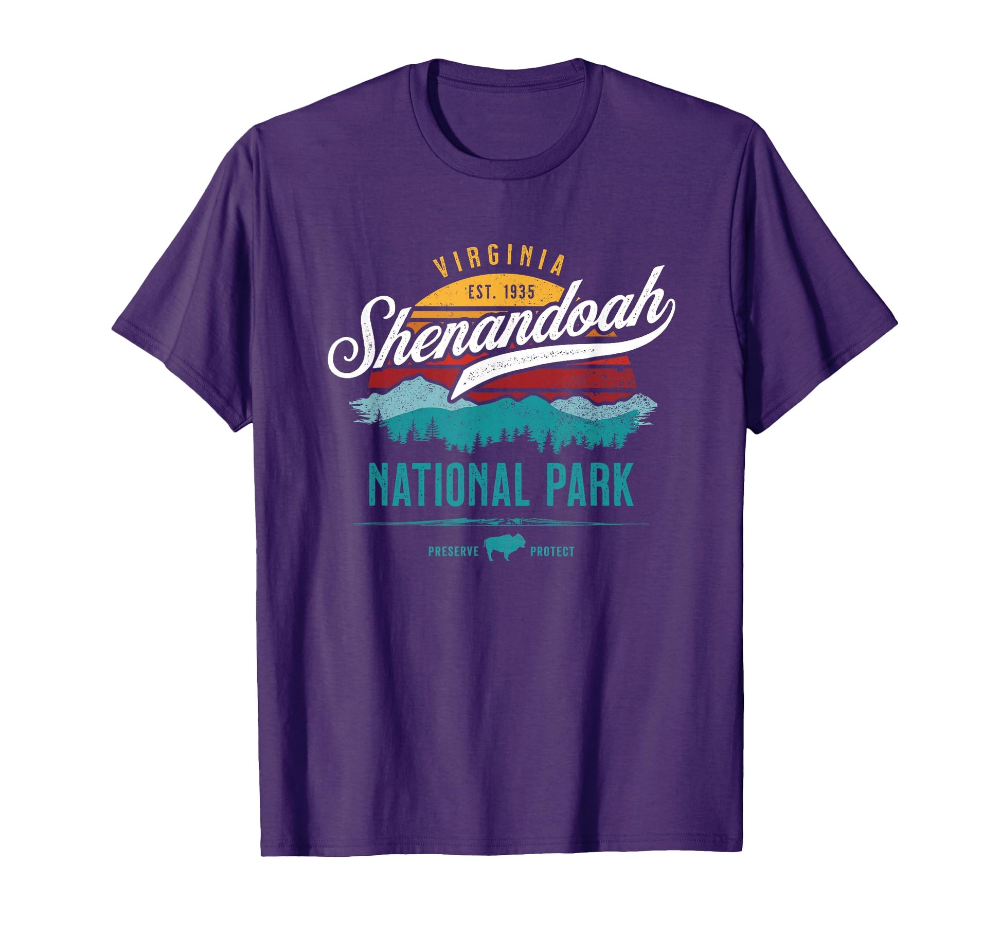 Shenandoah National Virginia Usa Park T-Shirt - Custom Art Print Unisex - T-Shirt, Sweatshirt, Hoodie