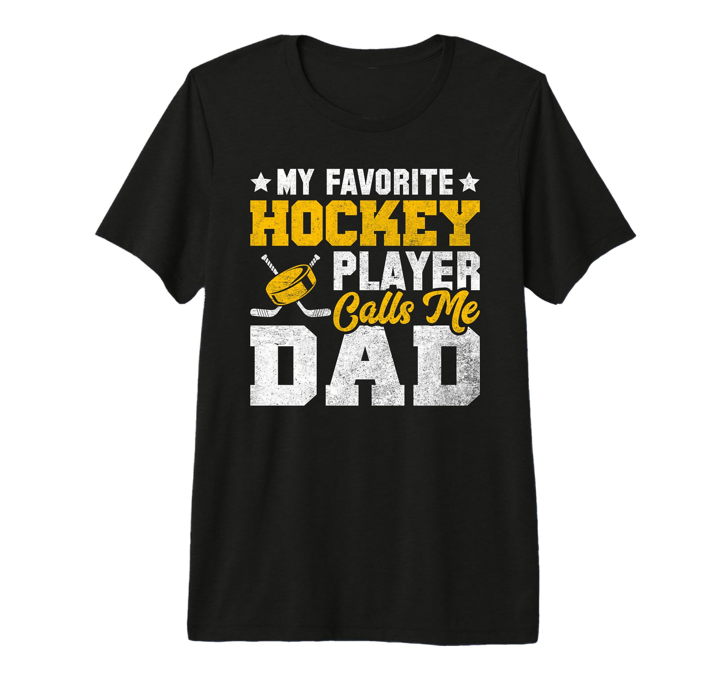 Mens My Favorite Hockey Player Calls Me T-Shirt - Custom Art Print Unisex - T-Shirt, Sweatshirt, Hoodie