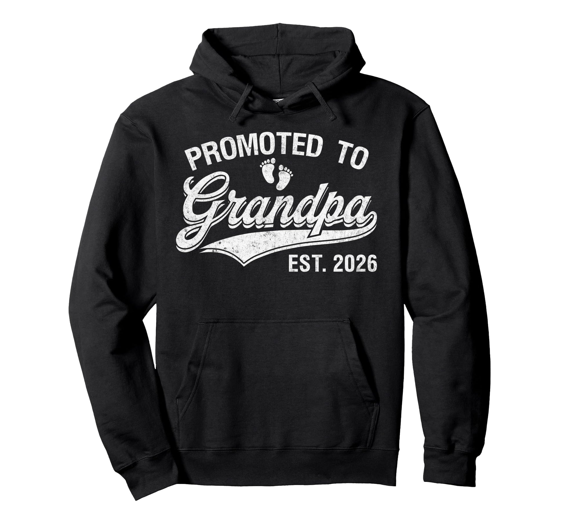 Promoted To Grandpa Est 2026 Soon To Be Hoodie - Graphic Print for Adults - T-Shirt, Sweatshirt, Hoodie