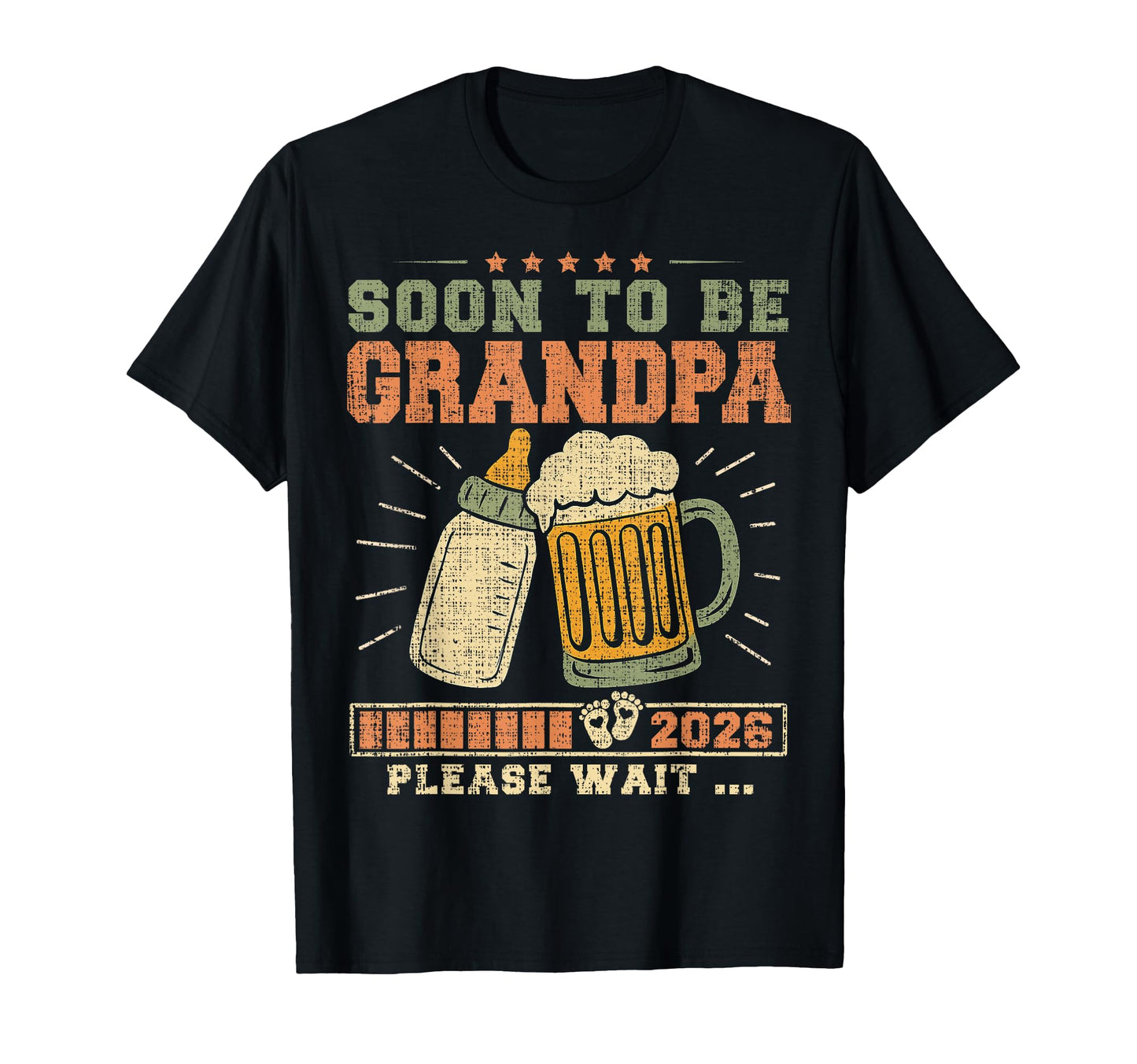 Soon To Be Grandpa 2026 Expecting T-Shirt - Streetwear Style Men Women - T-Shirt, Sweatshirt, Hoodie