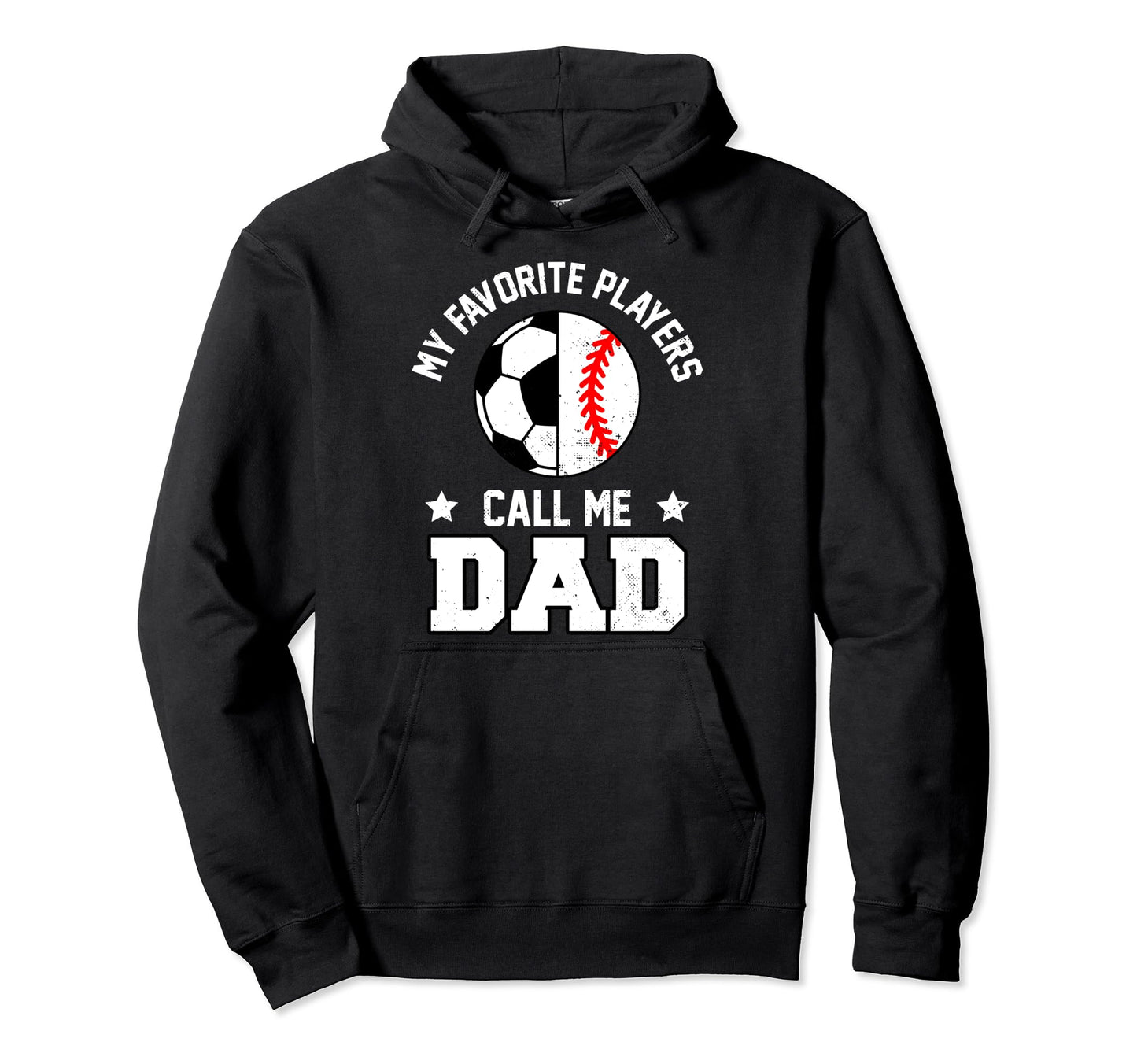 My Favorites Soccer Baseball Hoodie - Casual Everyday Wear Men Women - T-Shirt, Sweatshirt, Hoodie