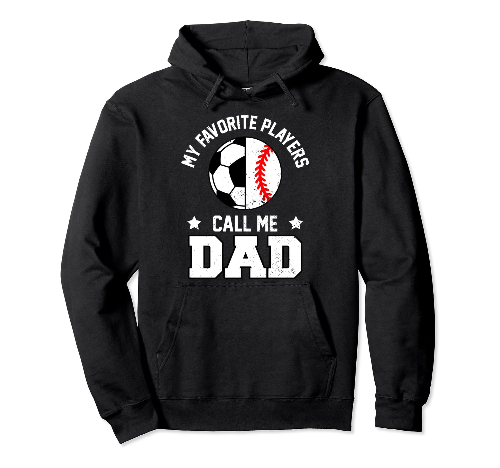 My Favorites Soccer Baseball Hoodie - Casual Everyday Wear Men Women - T-Shirt, Sweatshirt, Hoodie