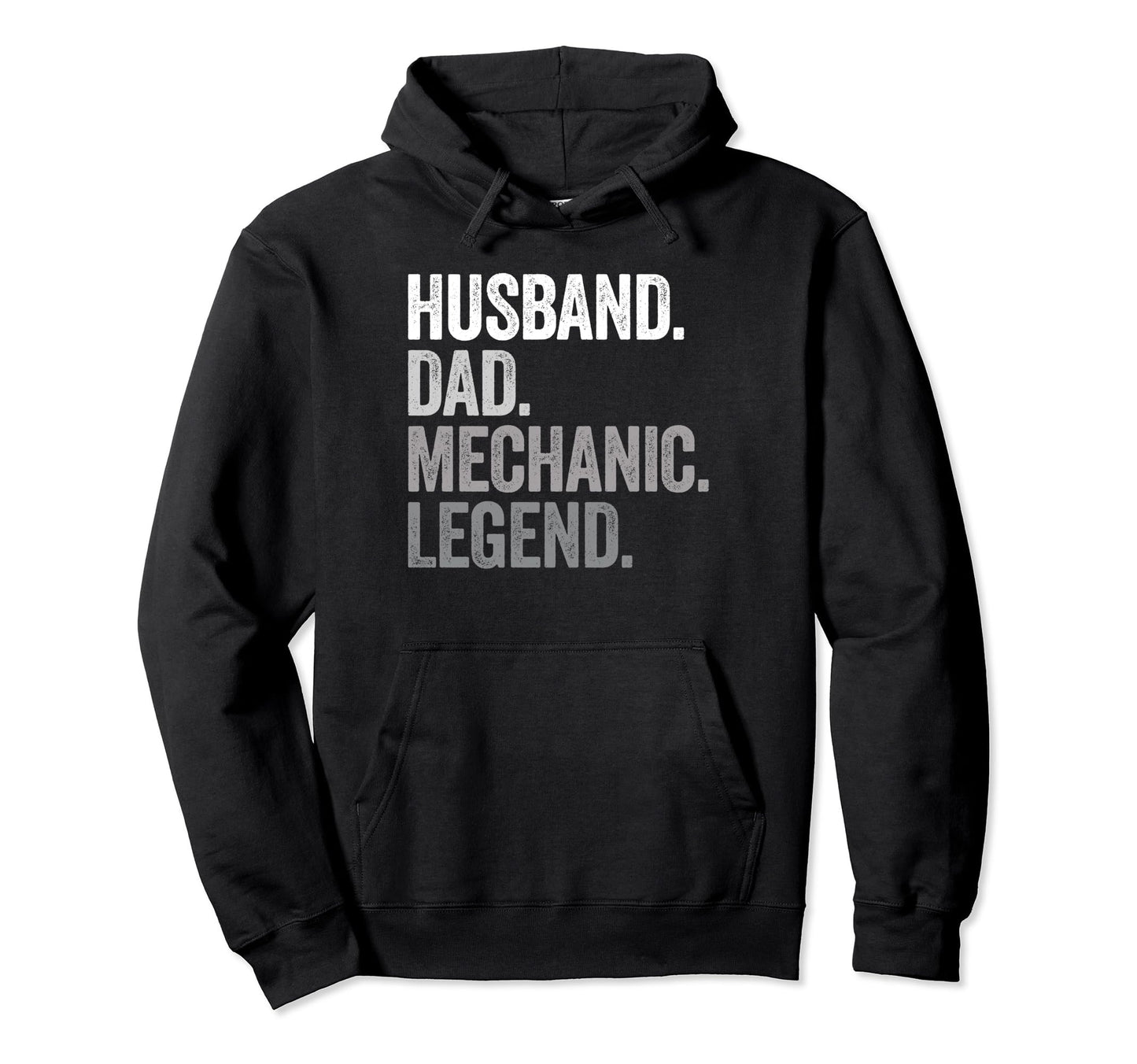Husband Dad Mechanic Funny Car Guy Garage Hoodie - Graphic Print Unisex - T-Shirt, Sweatshirt, Hoodie