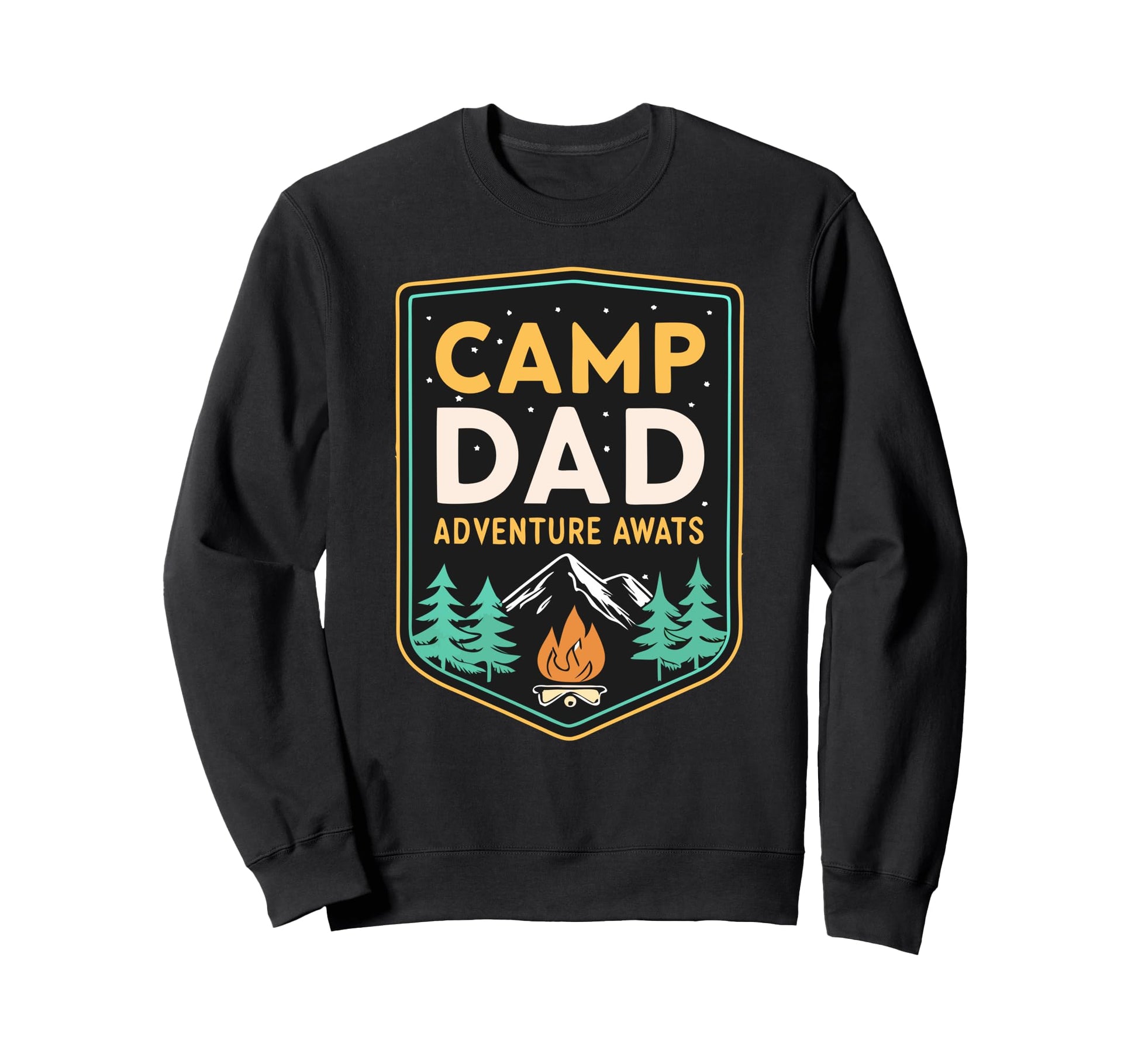 Adventure Dad Camp Dad Fathers Day Sweatshirt - Unique Graphic Men Women - T-Shirt, Sweatshirt, Hoodie