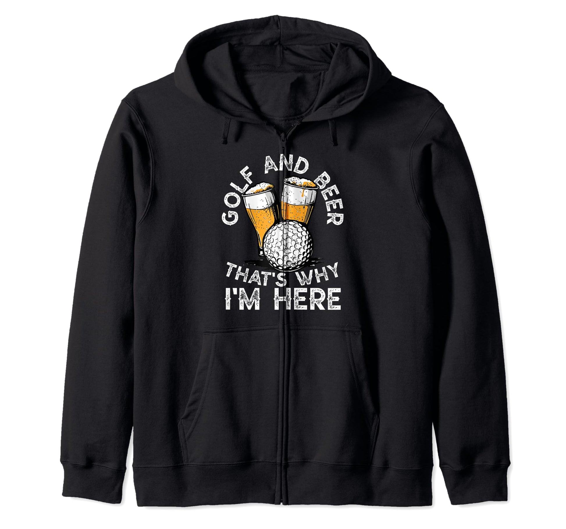 Fathers Day Funny Golfer Dad Beer Golf Sweatshirt - Novelty Apparel Unisex - T-Shirt, Sweatshirt, Hoodie
