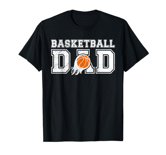Basketball Dad Proud Basketball T-Shirt - Casual Everyday Wear Unisex - T-Shirt, Sweatshirt, Hoodie