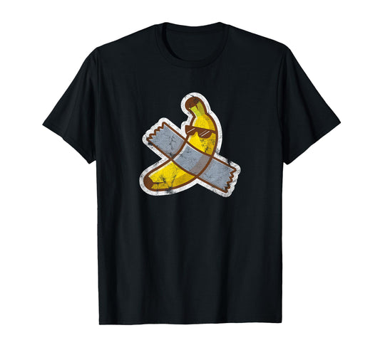 Banana Duct Tape Funny Sunglasses T-Shirt - Novelty Apparel Unisex - T-Shirt, Sweatshirt, Hoodie