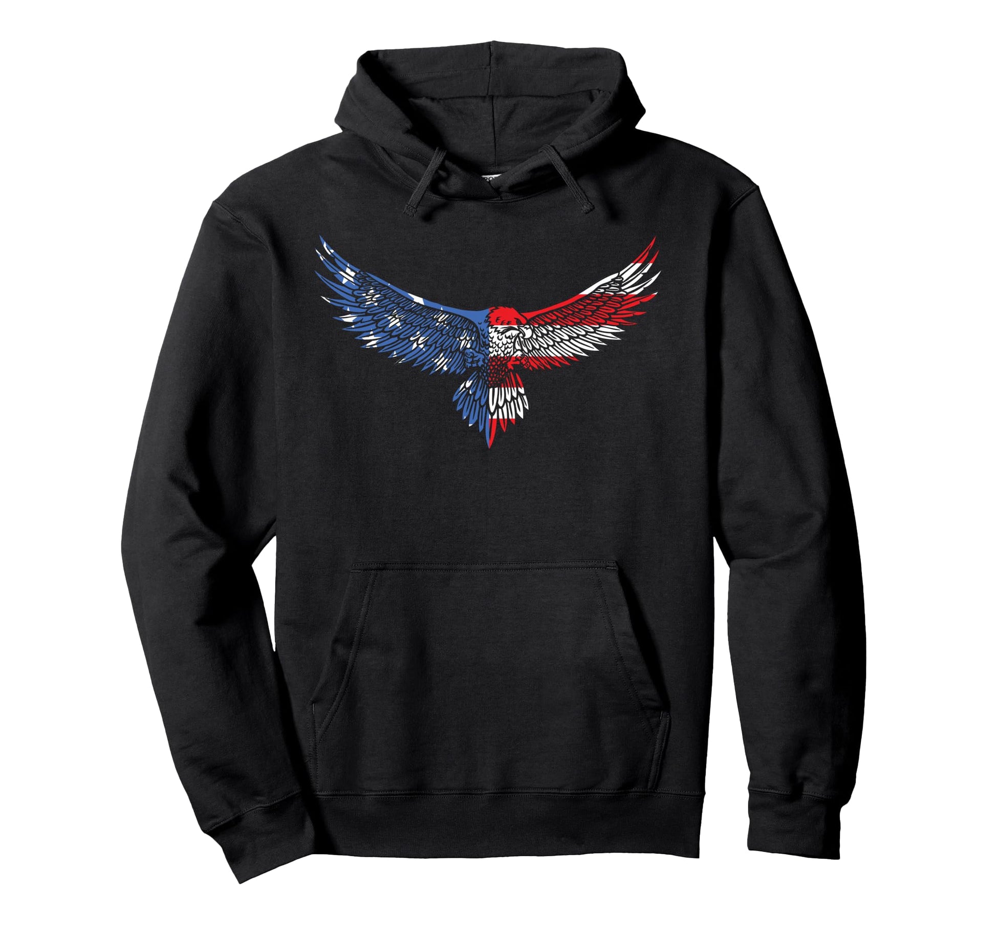 American Flag Eagle Mullet Patriotic Hoodie - Novelty Apparel for Adults - T-Shirt, Sweatshirt, Hoodie