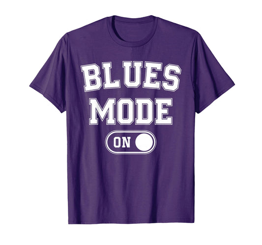 Blues Mode Funny Blues Gift Musician Singer T-Shirt - Graphic Print Unisex - T-Shirt, Sweatshirt, Hoodie