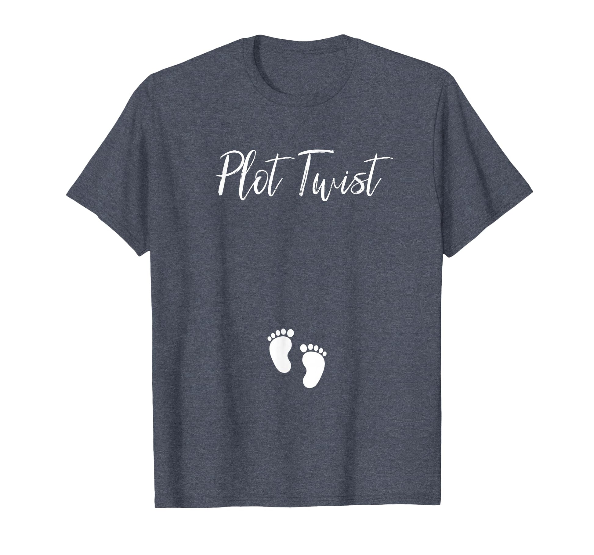 Bookish Plot Twist Pregnancy T-Shirt - Fun Novelty Design Men Women - T-Shirt, Sweatshirt, Hoodie