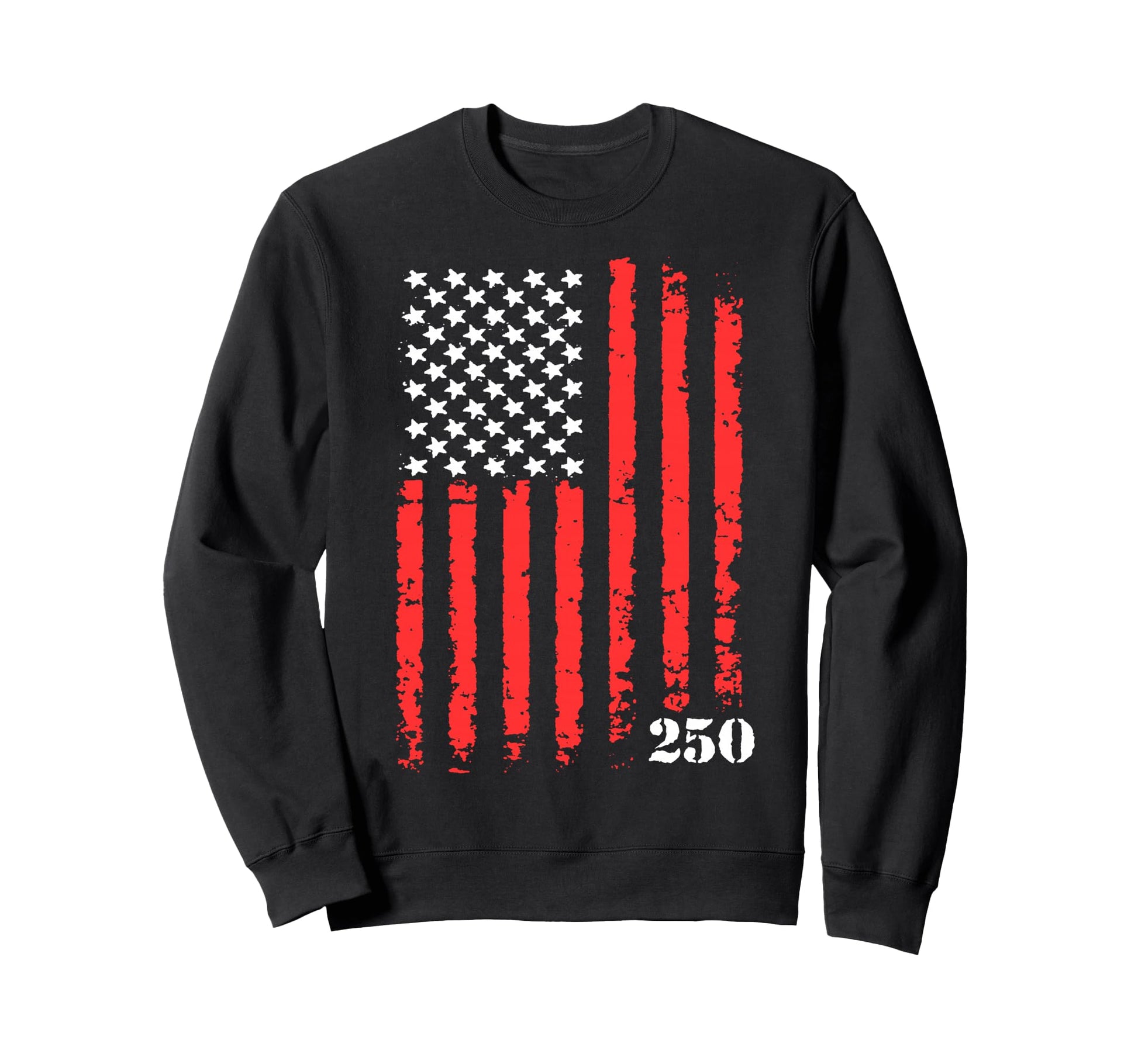 Usa Flag 250Th Anniversary Sweatshirt - Fun Novelty Design for Adults - T-Shirt, Sweatshirt, Hoodie