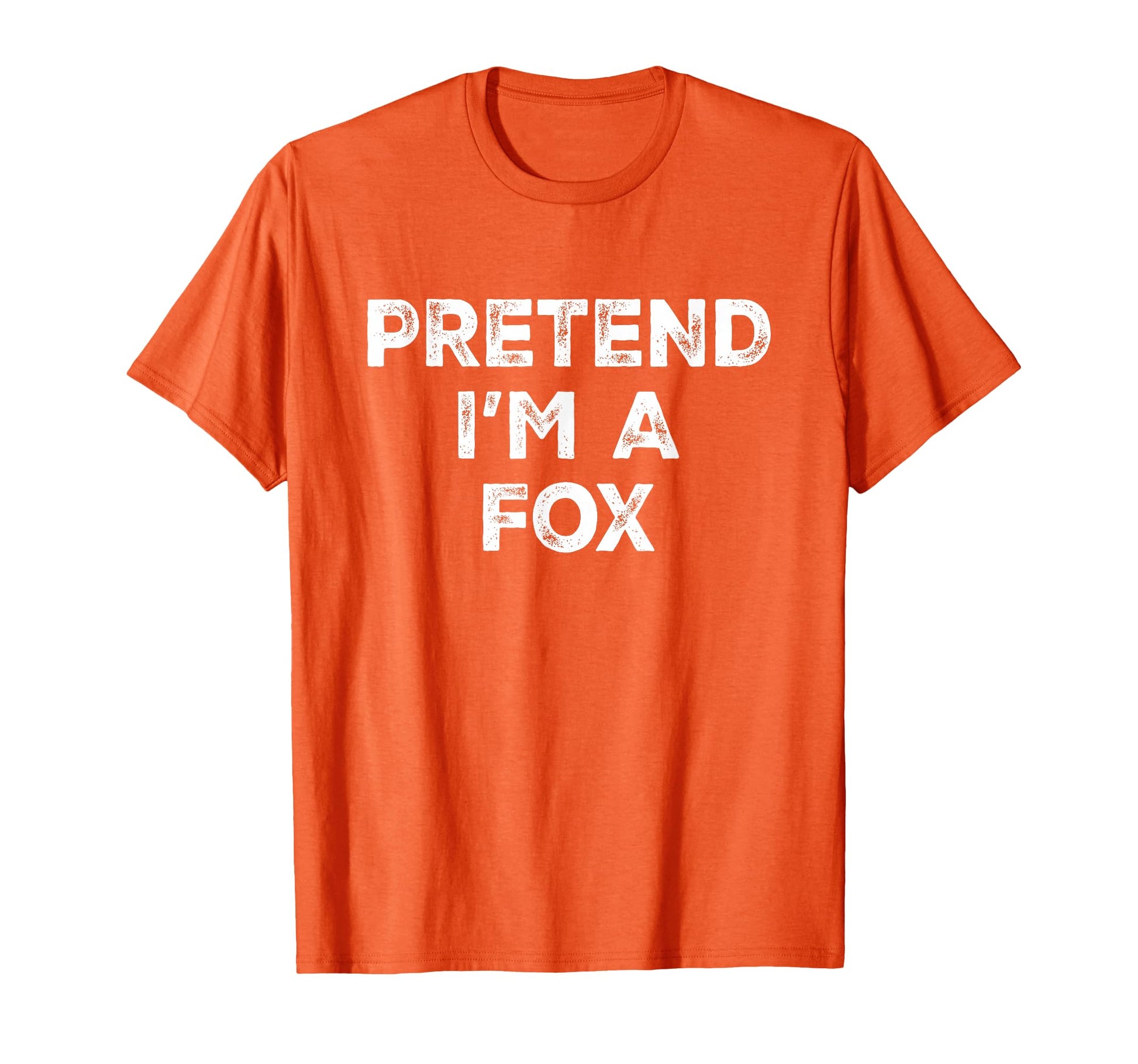 Pretend Im Fox Lazy Halloween T-Shirt - Fun Novelty Design for Adults - T-Shirt, Sweatshirt, Hoodie