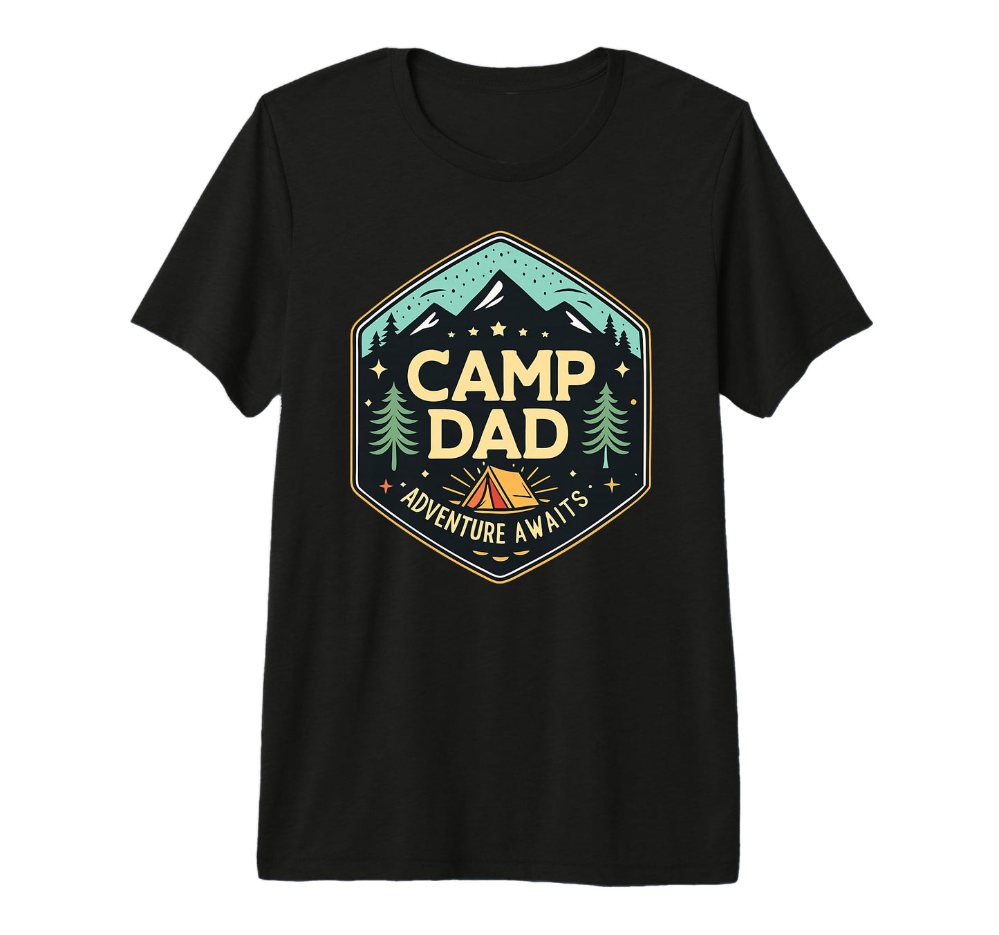 Mens Adventure Dad Camp Dad Fathers Day T-Shirt - Unique Graphic Men Women - T-Shirt, Sweatshirt, Hoodie