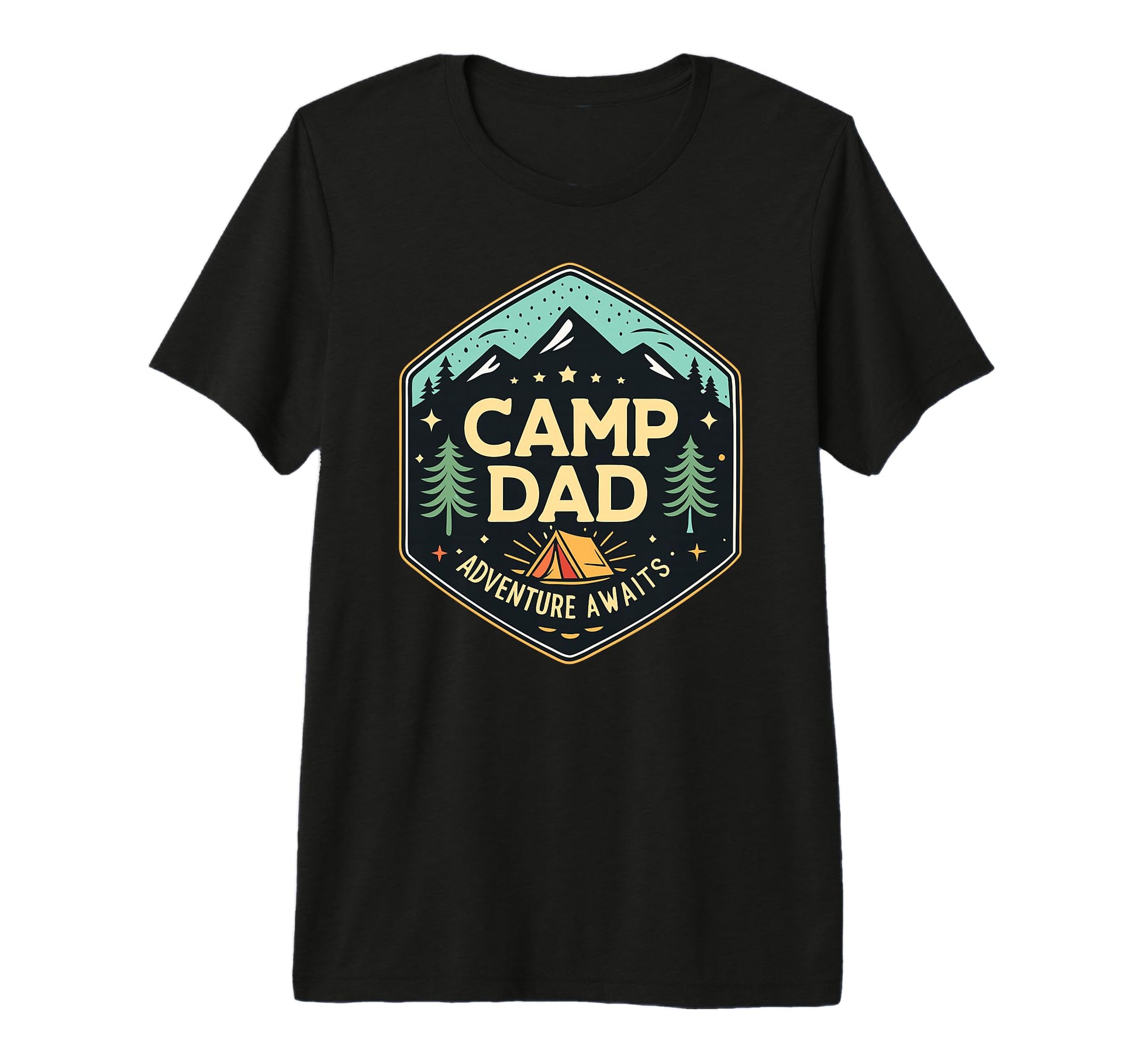 Mens Adventure Dad Camp Dad Fathers Day T-Shirt - Unique Graphic Men Women - T-Shirt, Sweatshirt, Hoodie