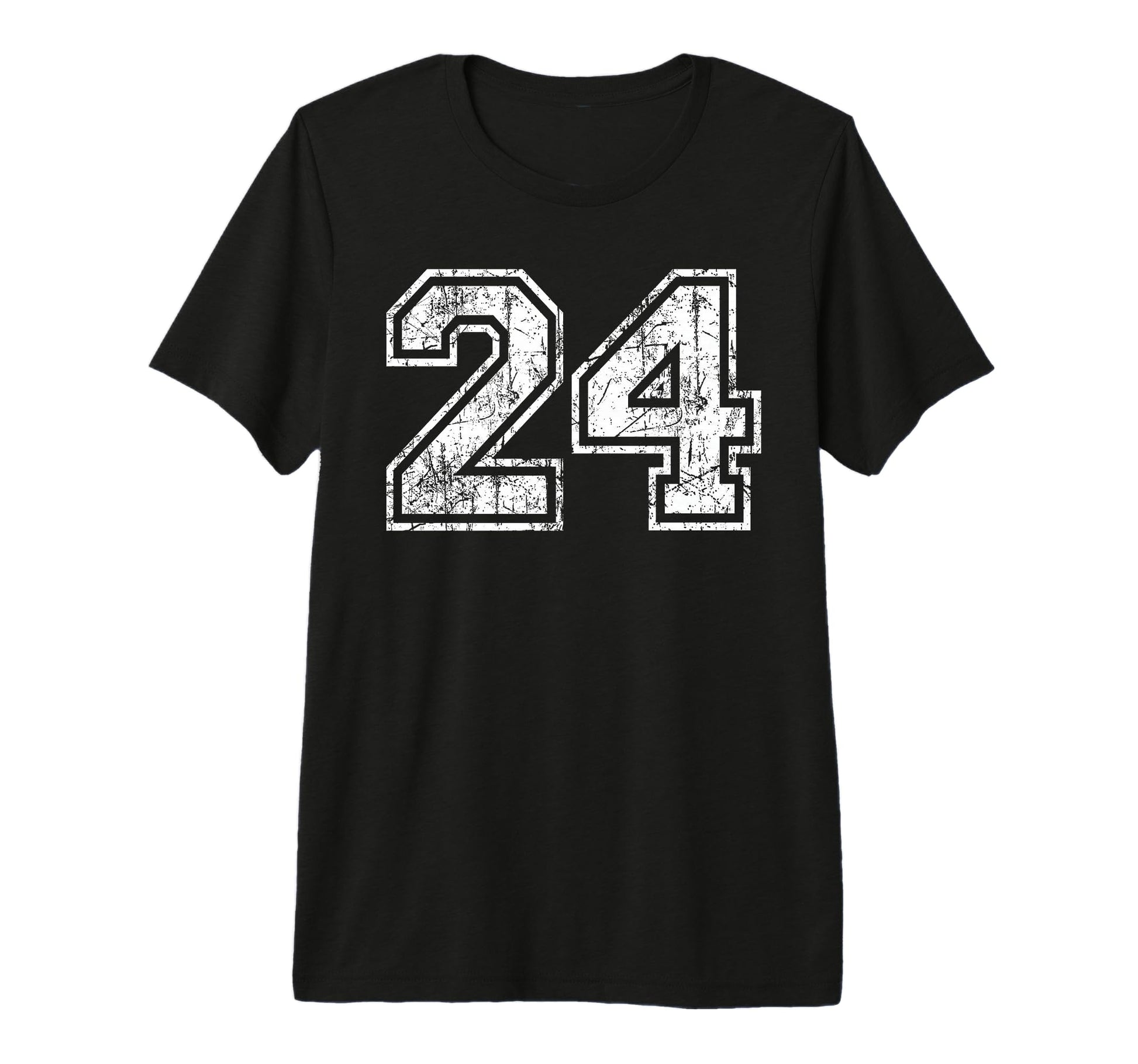 Basketball Player Jersey Number 24 T-Shirt - Trendy Graphic Men Women - T-Shirt, Sweatshirt, Hoodie