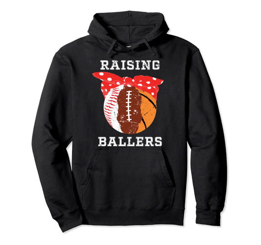 Basketball Football Baseball Softball Hoodie - Casual Everyday Wear Unisex - T-Shirt, Sweatshirt, Hoodie