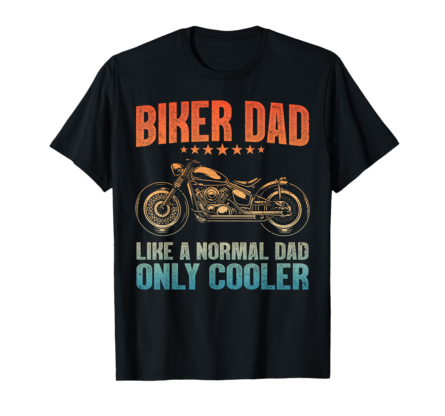 Biker Dad Motorcycling Motorcycle T-Shirt - Custom Art Print Men Women - T-Shirt, Sweatshirt, Hoodie