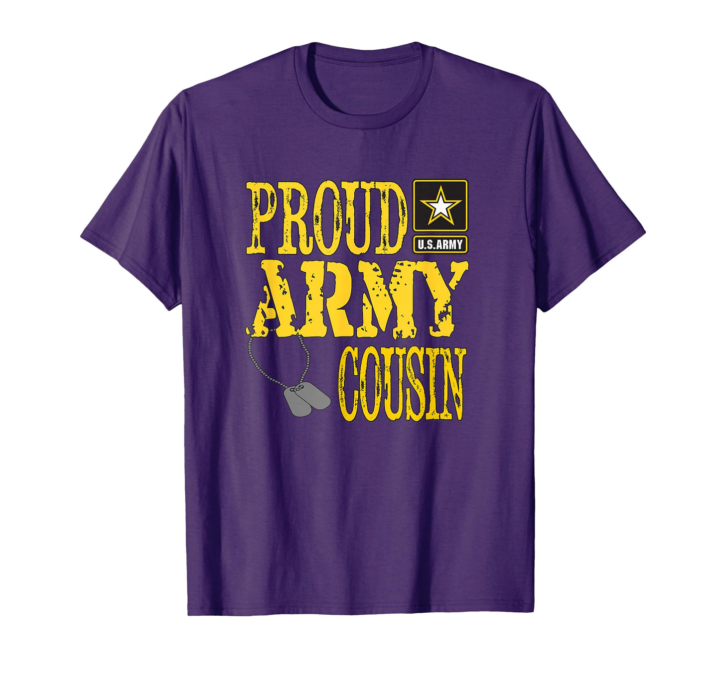 Proud Army Cousin Military Pride T-Shirt - Unique Graphic for Adults - T-Shirt, Sweatshirt, Hoodie