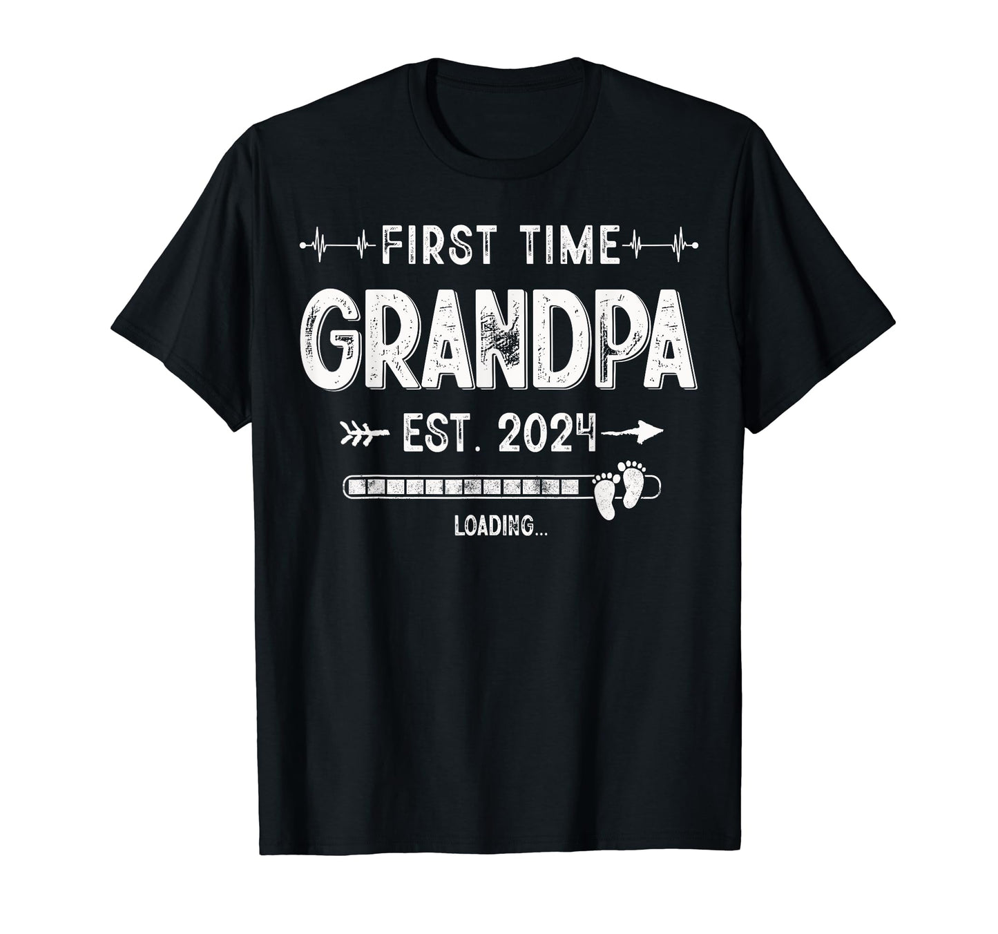 Soon To Be Grandpa Est 2024 Promoted To T-Shirt - Graphic Print Men Women - T-Shirt, Sweatshirt, Hoodie