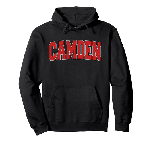 Camden Nj New Jersey Varsity Usa Sports Hoodie - Custom Art Print Unisex - T-Shirt, Sweatshirt, Hoodie