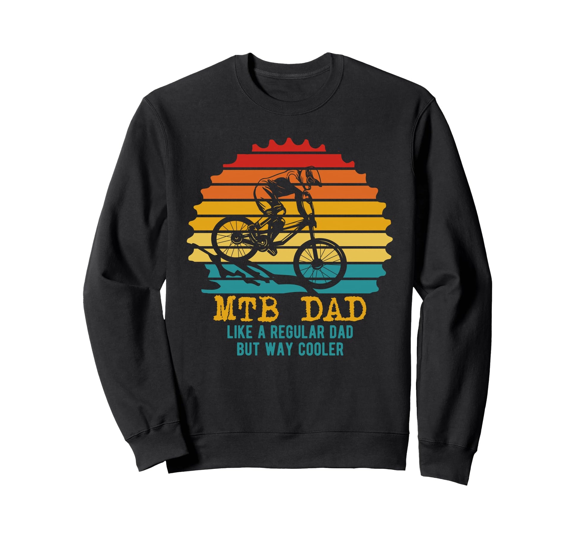 Mtb Dad Mountain Bike Dad Sweatshirt - Unique Graphic Unisex - T-Shirt, Sweatshirt, Hoodie
