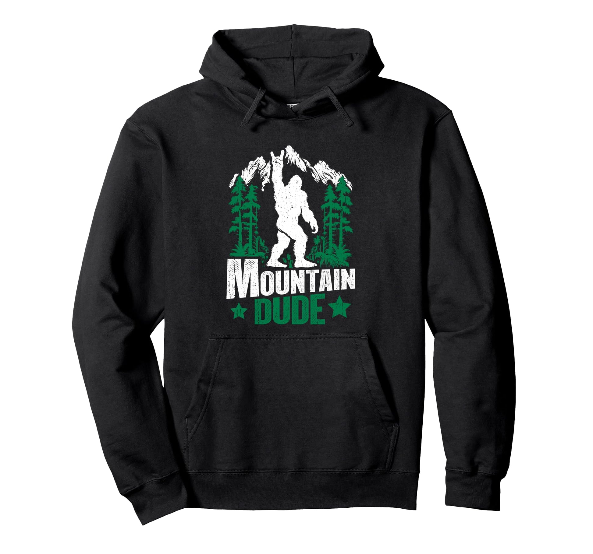 Funny Bigfoot Outdoor Adventures Hoodie - Casual Everyday Wear for Adults - T-Shirt, Sweatshirt, Hoodie