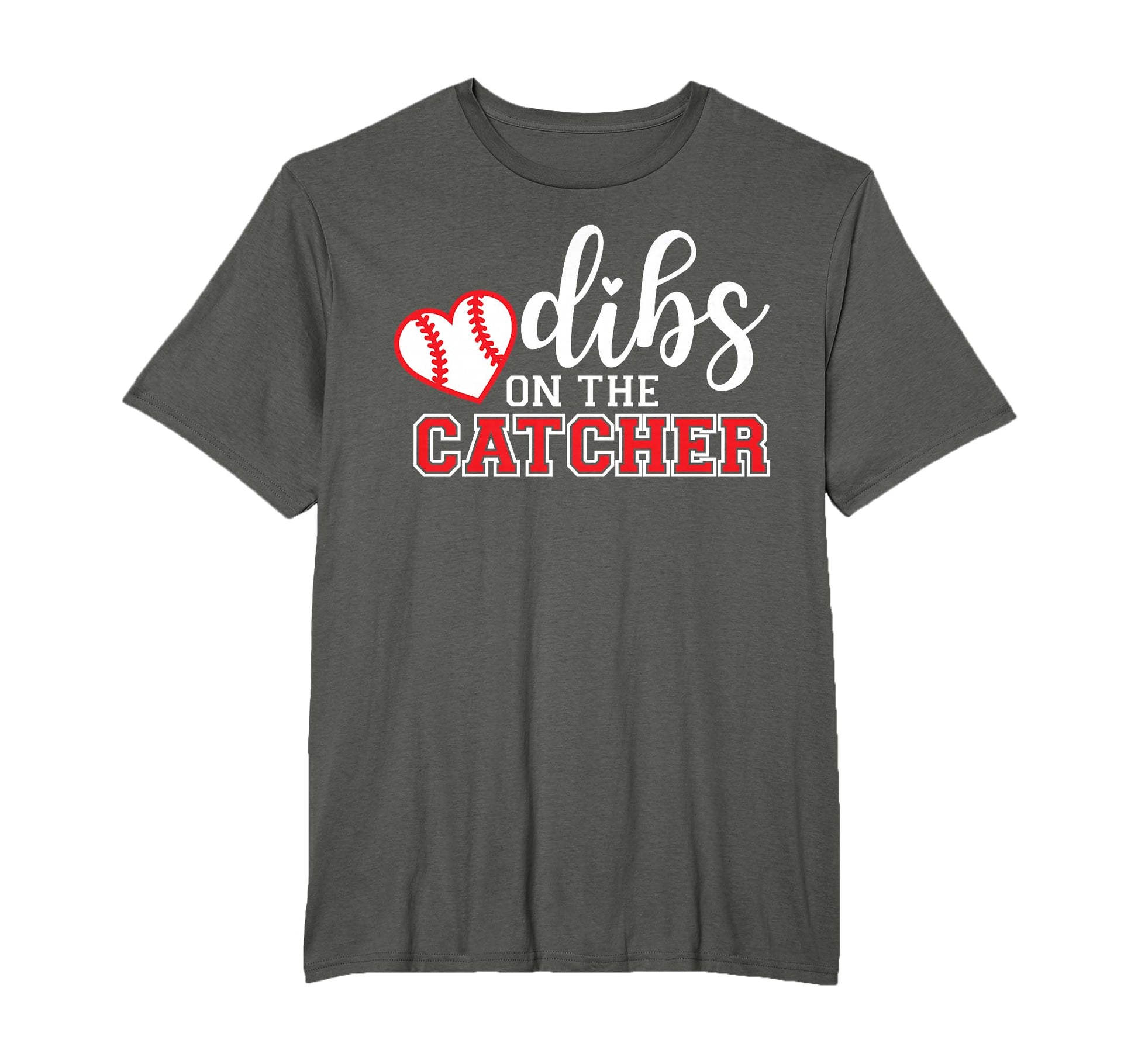 Baseball Catcher Girlfriend Dibs T-Shirt - Custom Art Print for Adults - T-Shirt, Sweatshirt, Hoodie