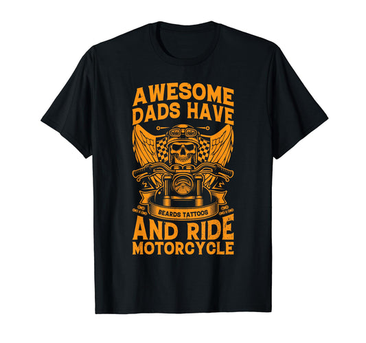 Awesome Dad Beard Tattoos And T-Shirt - Unique Graphic Men Women - T-Shirt, Sweatshirt, Hoodie