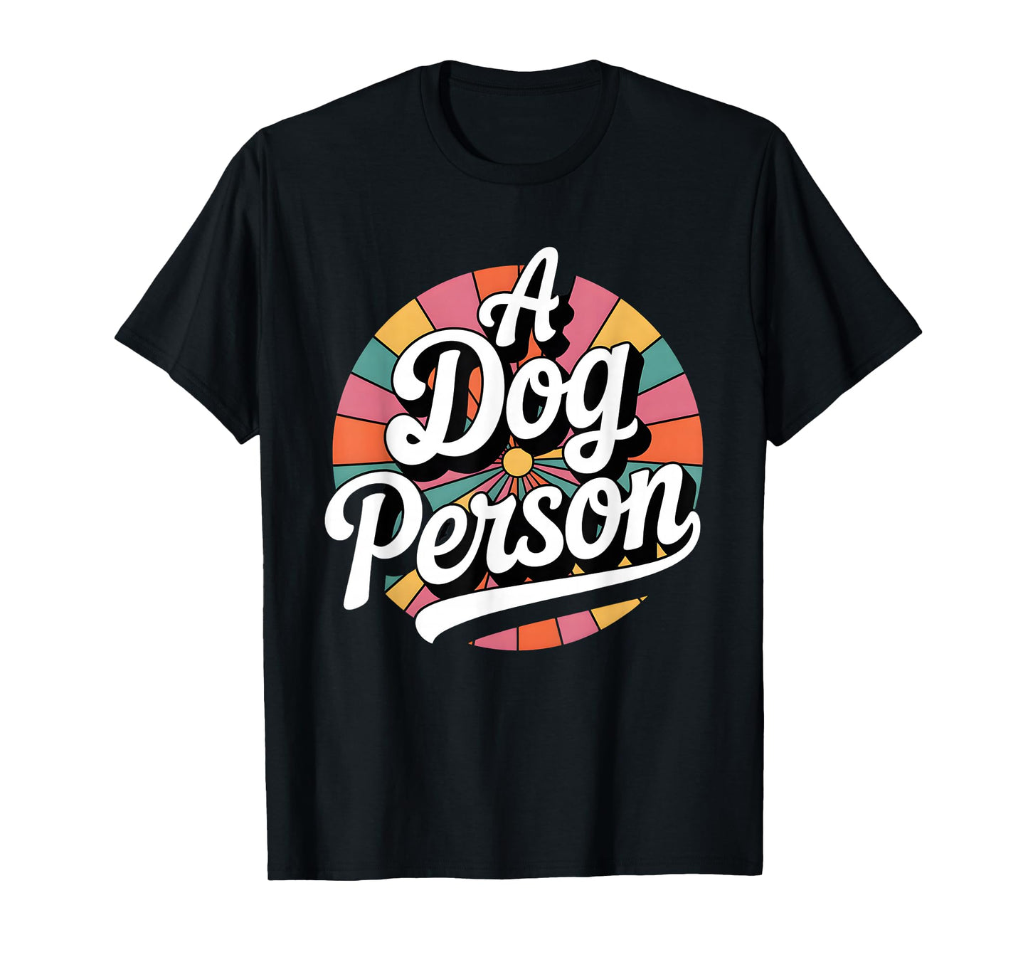 Groovy Dog Person Nostalgia Music T-Shirt - Custom Art Print Unisex - T-Shirt, Sweatshirt, Hoodie