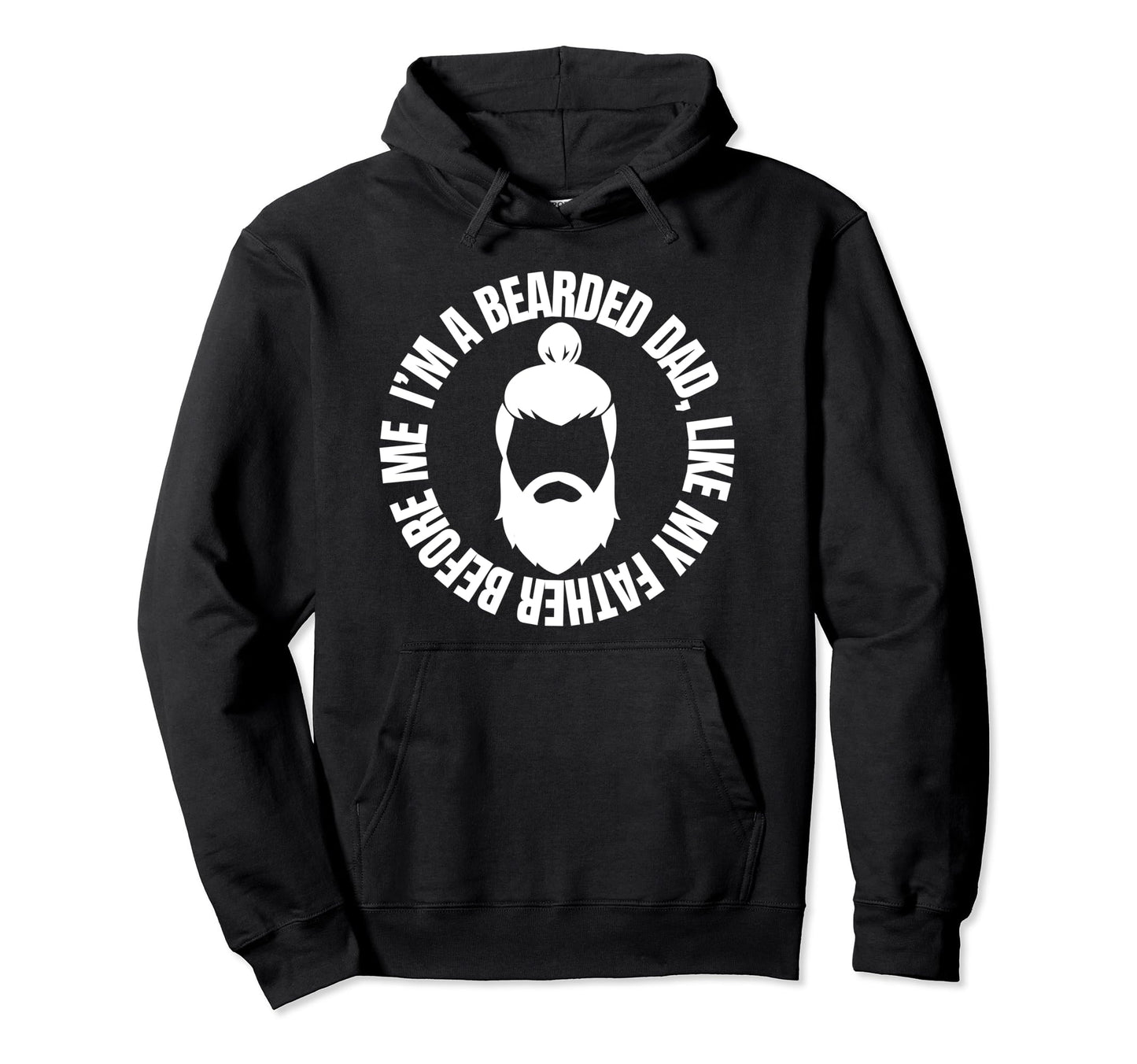 Funny Beard Fathers Gift Tattoo Hoodie - Aesthetic Graphic Men Women - T-Shirt, Sweatshirt, Hoodie