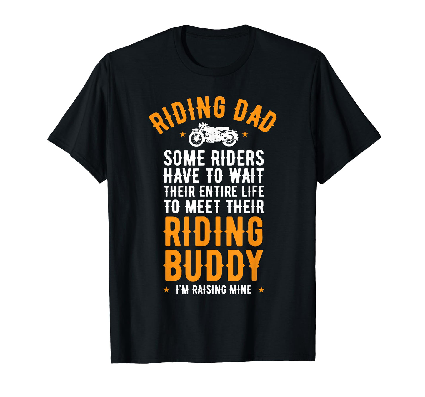 Riding Dad Motorbiker Motorcyclist T-Shirt - Trendy Graphic Men Women - T-Shirt, Sweatshirt, Hoodie