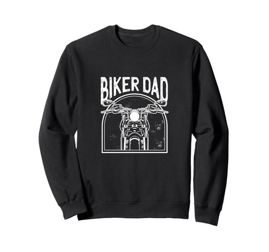 Biker Dad Motorcycle Sweatshirt - Novelty Apparel for Adults - T-Shirt, Sweatshirt, Hoodie