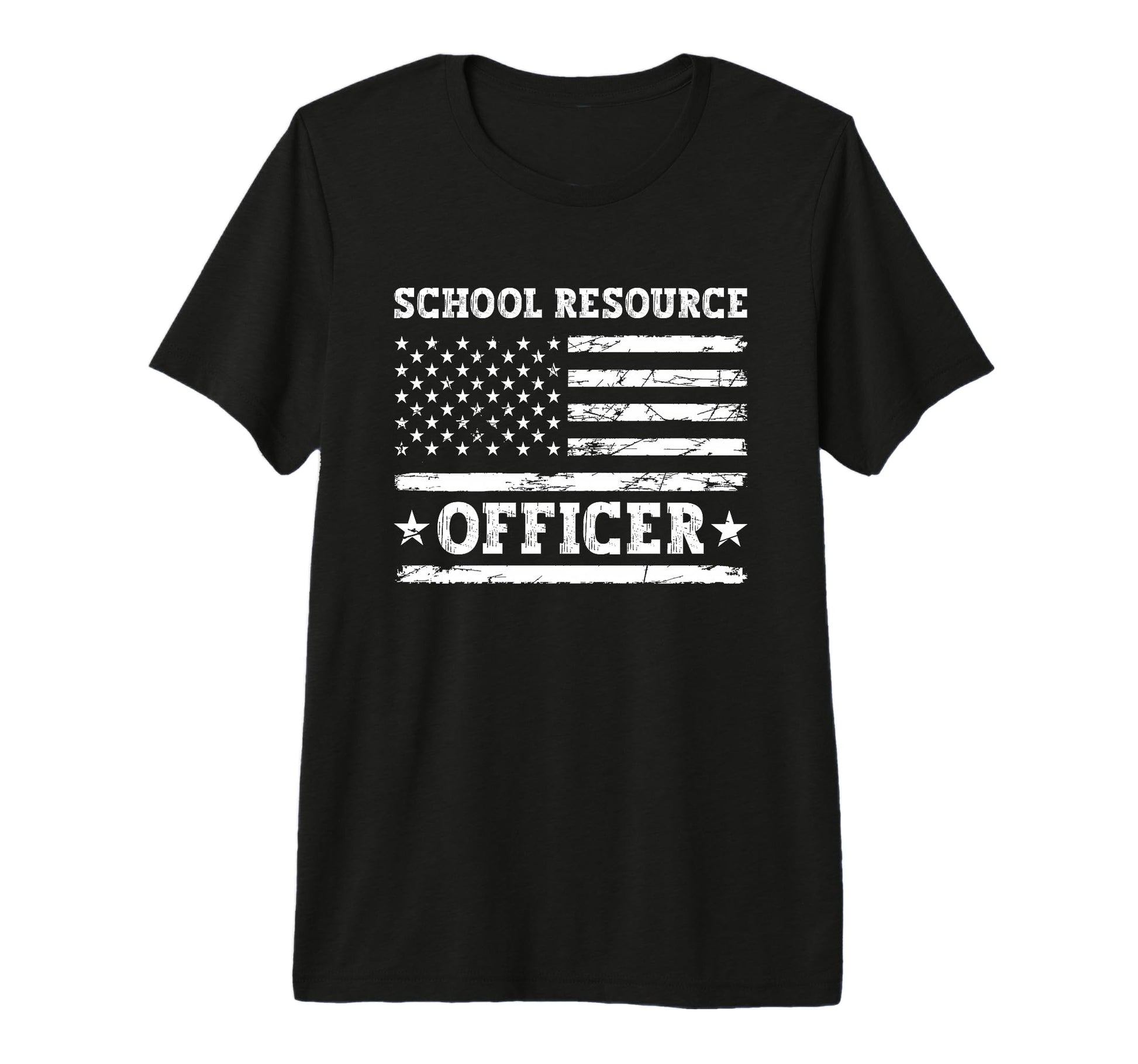 Sro School Resource Officer Usa Flag T-Shirt - Streetwear Style Unisex - T-Shirt, Sweatshirt, Hoodie