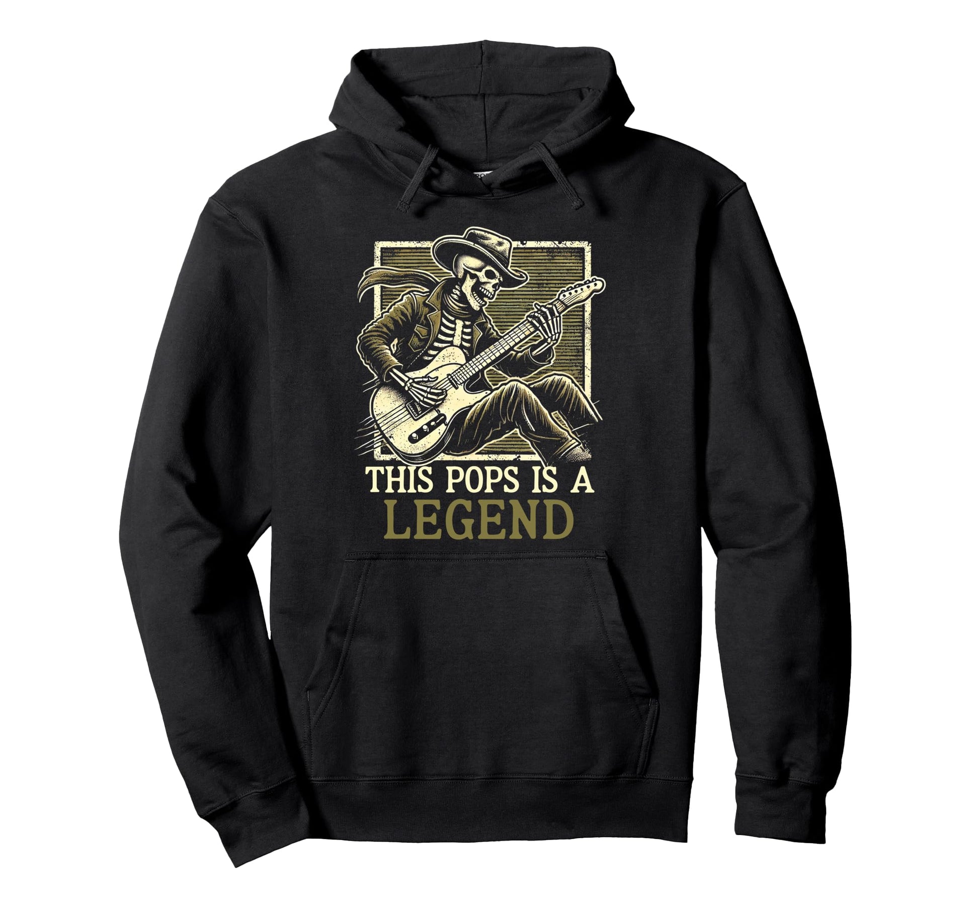 This Pops Is Legend Funny Fathers Day Hoodie - Graphic Print for Adults - T-Shirt, Sweatshirt, Hoodie