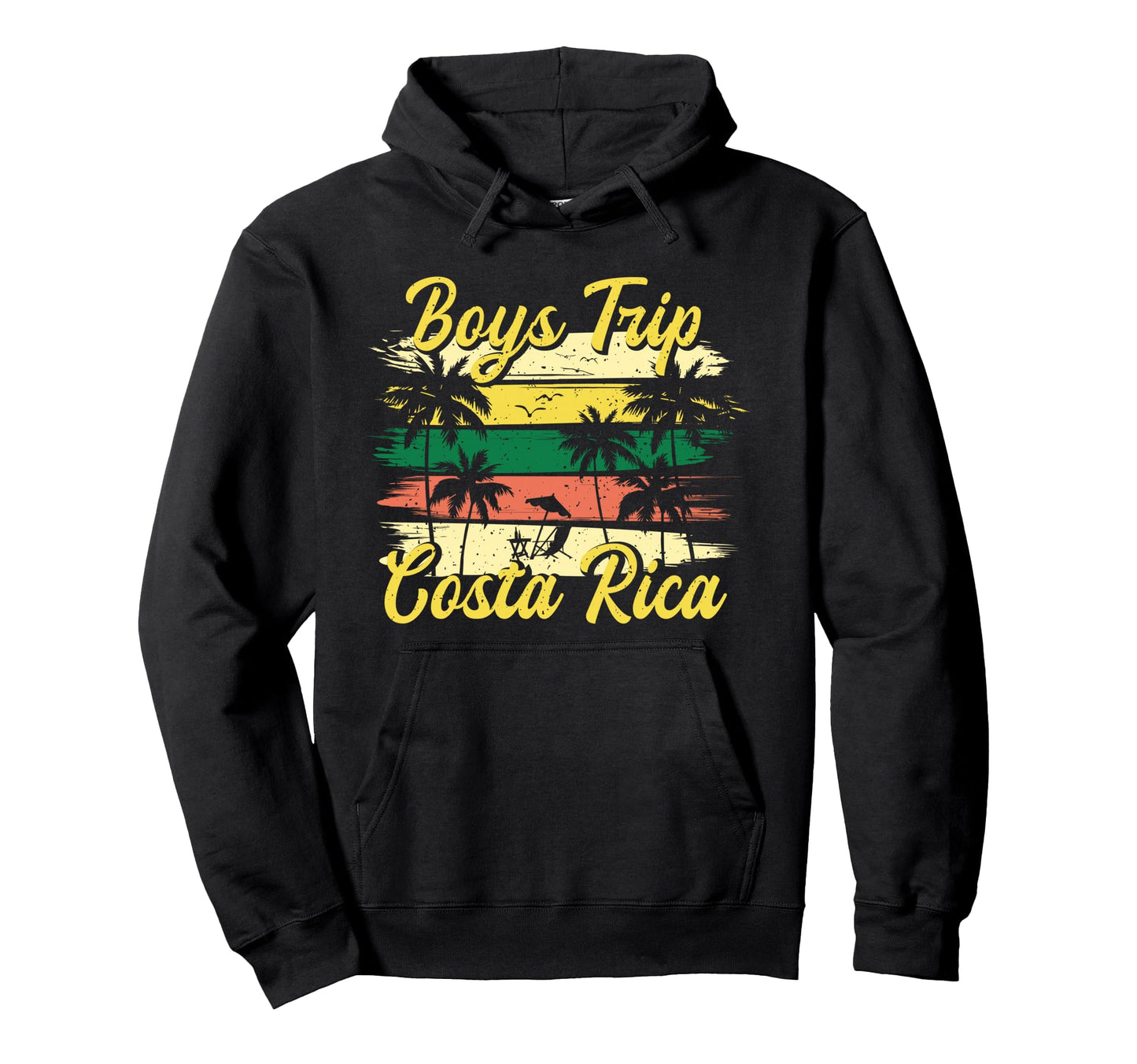 Guys Trip Costa Rica Mens Hoodie - Casual Everyday Wear for Adults - T-Shirt, Sweatshirt, Hoodie