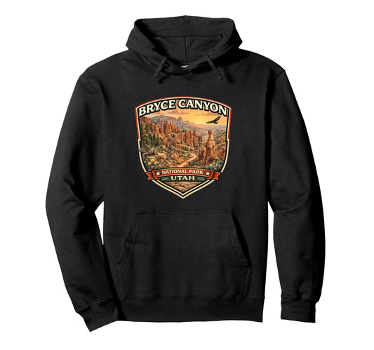 Bryce Canyon National Park Utah Novelty Hoodie - Graphic Print Unisex - T-Shirt, Sweatshirt, Hoodie