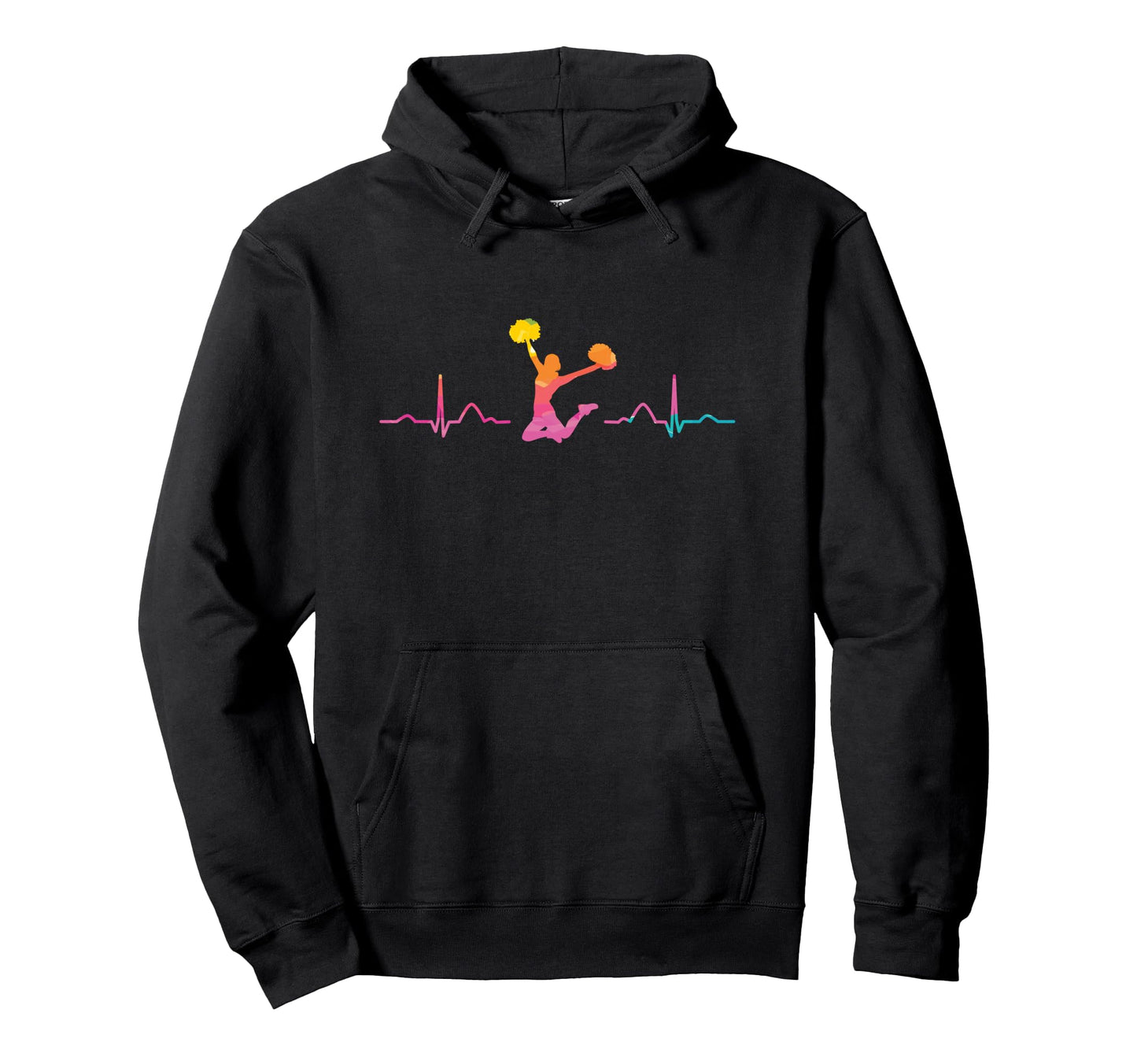 Cheerleader Cheer Mom Love Cheerleading Hoodie - Unique Graphic Unisex - T-Shirt, Sweatshirt, Hoodie