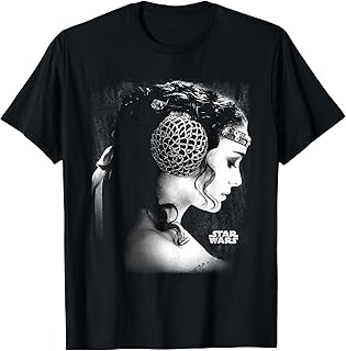 Padme Amidala Black & White Side Profile Portrait T-Shirt Unisex T-shirt, Sweatshirt, Hoodie, Long Sleeve Tee - T-Shirt, Sweatshirt, Hoodie
