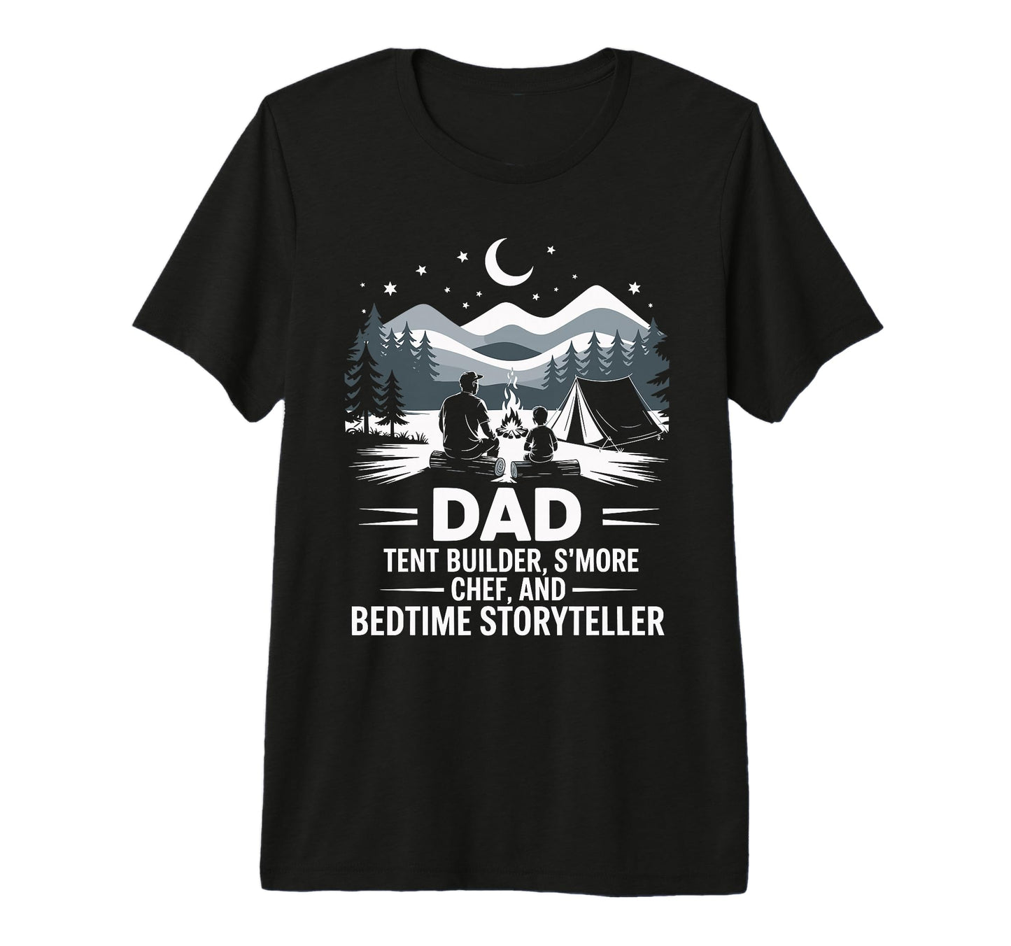 Funny Camping Dad Camper And Nature T-Shirt - Aesthetic Graphic Men Women - T-Shirt, Sweatshirt, Hoodie