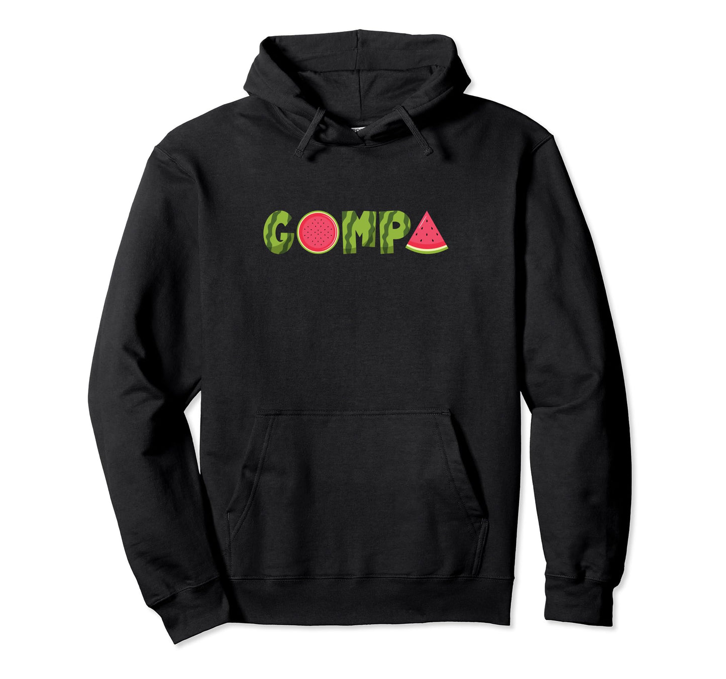 Gompa Watermelon Funny Summer Fruit Hoodie - Casual Everyday Wear Unisex - T-Shirt, Sweatshirt, Hoodie