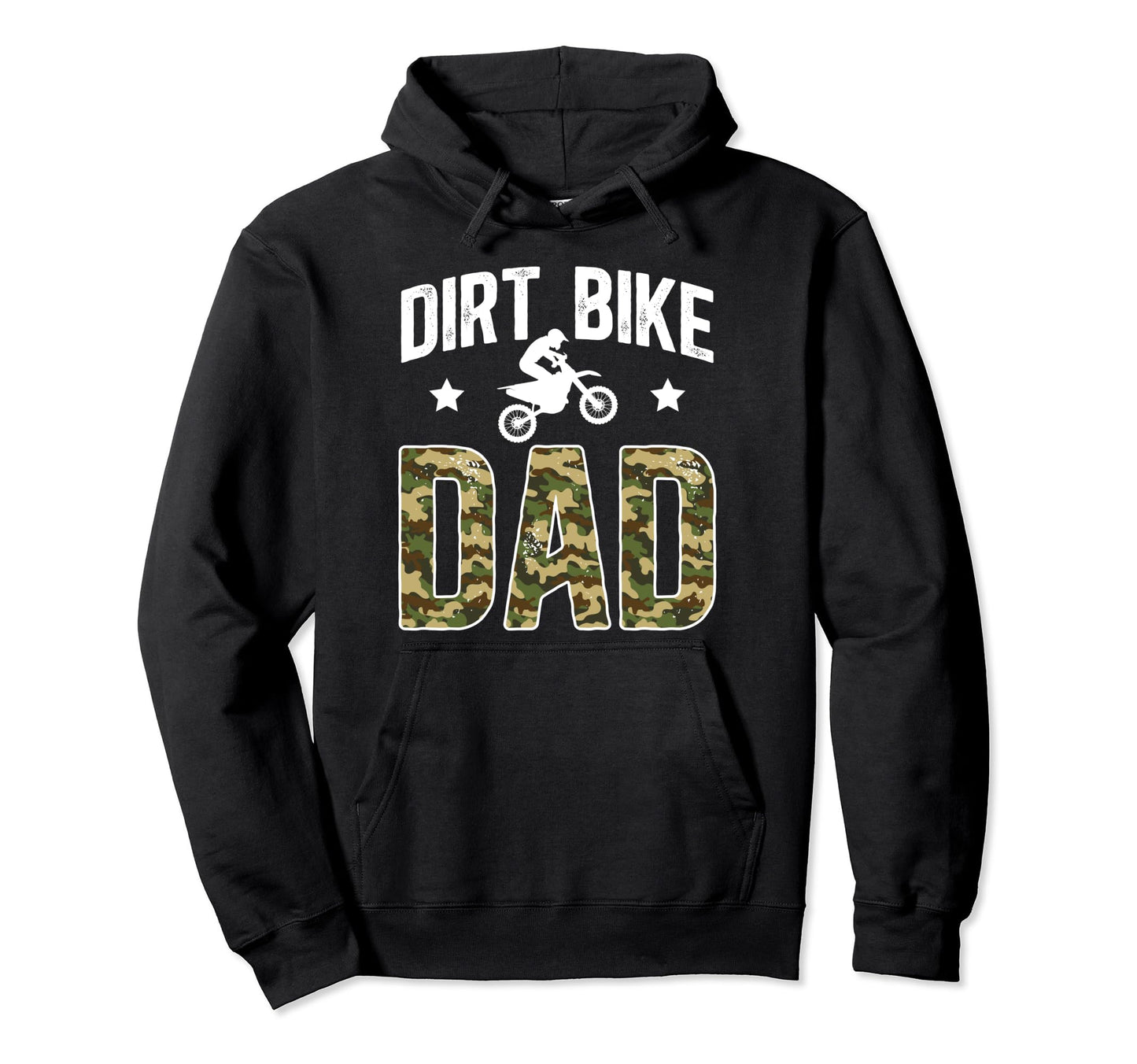 Dirt Bike Dad Dirt Biker Dad Proud Hoodie - Fun Novelty Design for Adults - T-Shirt, Sweatshirt, Hoodie