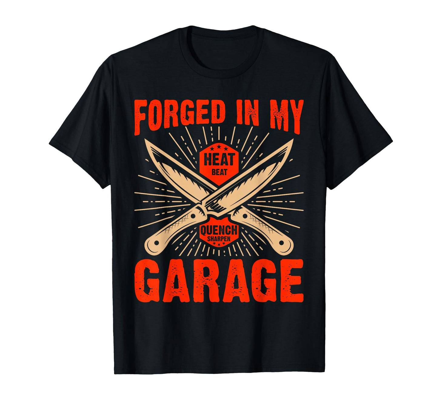 Blacksmith Forged My Garage T-Shirt - Custom Art Print for Adults - T-Shirt, Sweatshirt, Hoodie