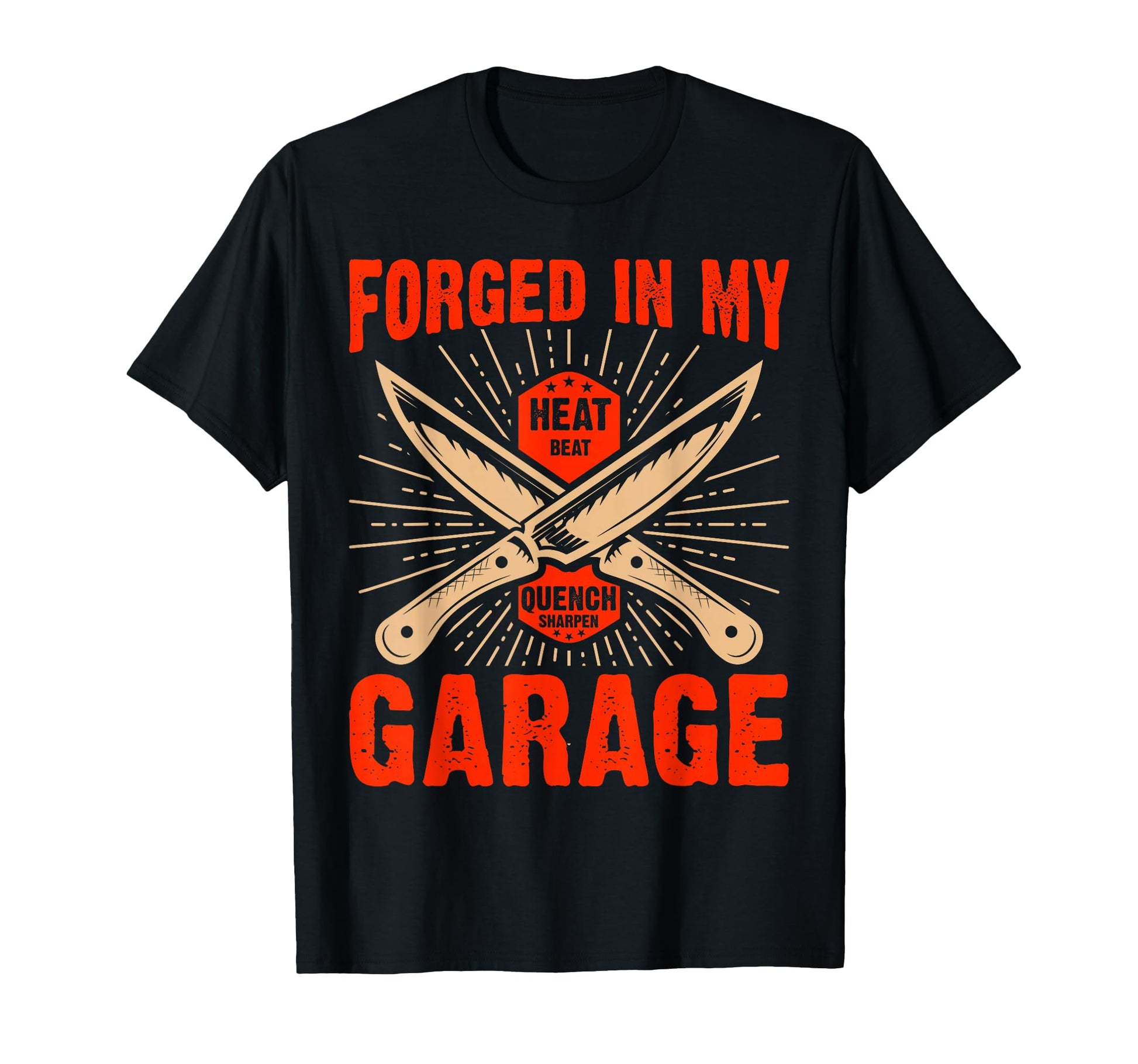 Blacksmith Forged My Garage T-Shirt - Custom Art Print for Adults - T-Shirt, Sweatshirt, Hoodie