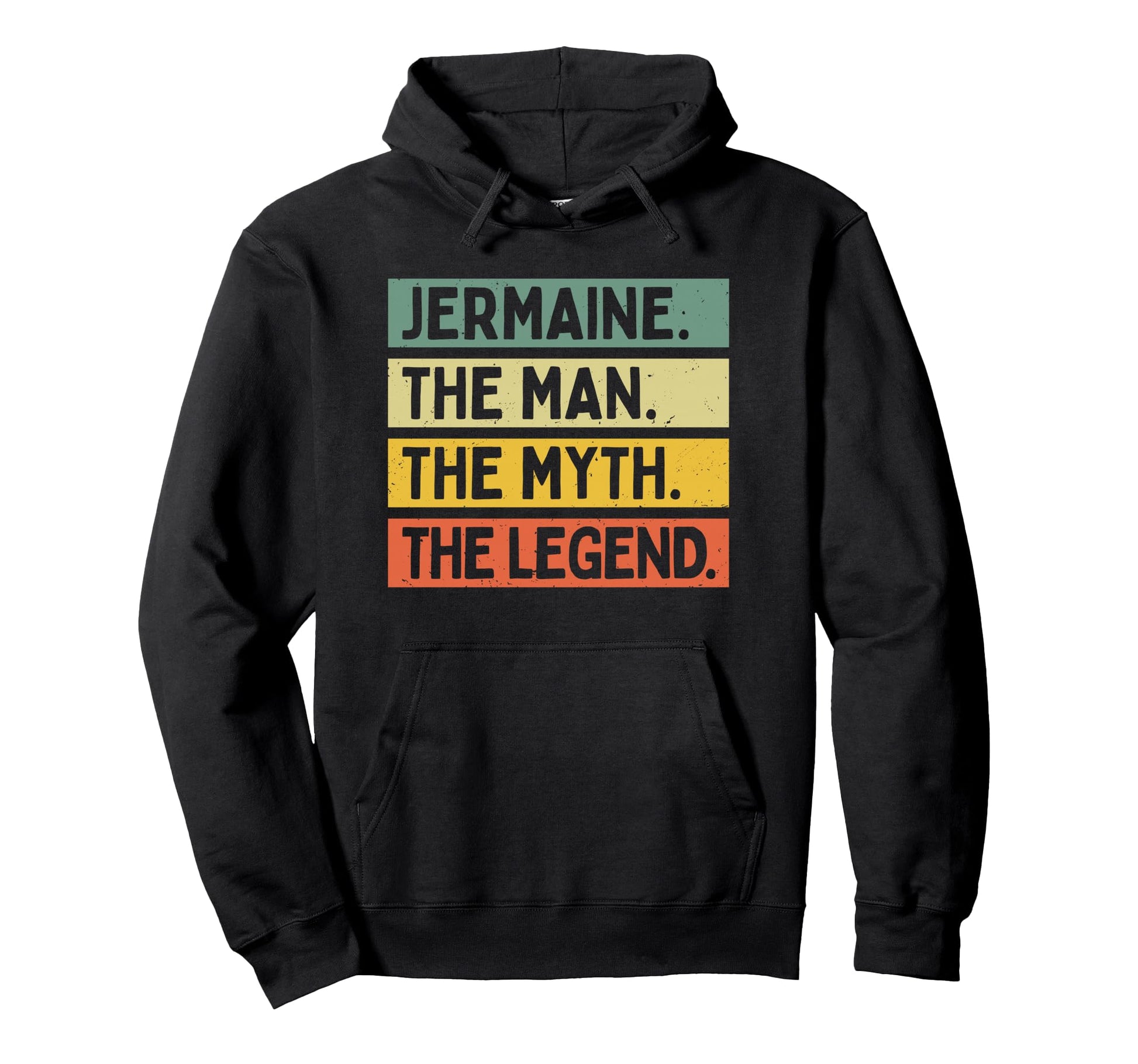 Jermaine Myth Legend Funny Personalized Hoodie - Graphic Print for Adults - T-Shirt, Sweatshirt, Hoodie