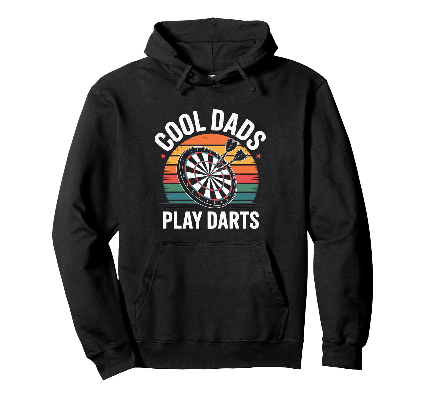 Funny Darts Dart Player Dad Fathers Hoodie - Minimalist Print Men Women - T-Shirt, Sweatshirt, Hoodie