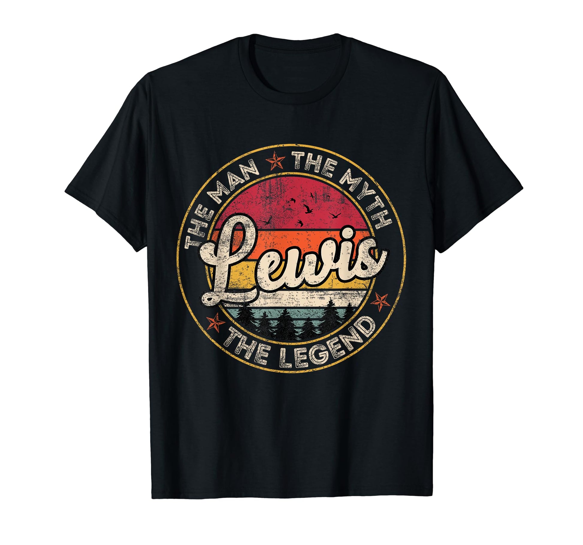 Lewis Myth Legend Personalized Name T-Shirt - Unique Graphic for Adults - T-Shirt, Sweatshirt, Hoodie