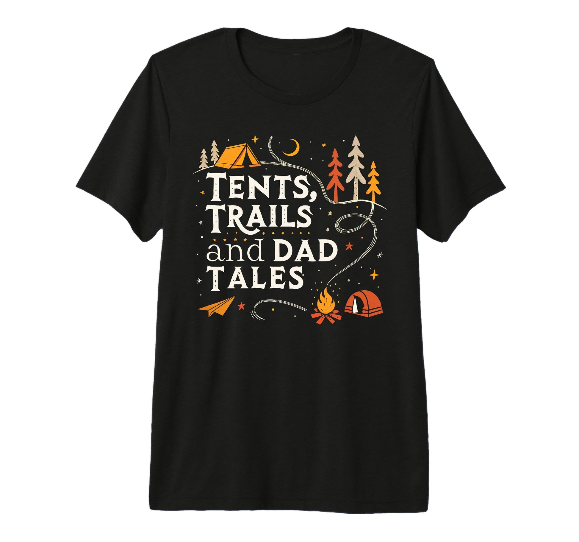 Dads Outdoor Getaway Nature T-Shirt - Minimalist Print for Adults - T-Shirt, Sweatshirt, Hoodie