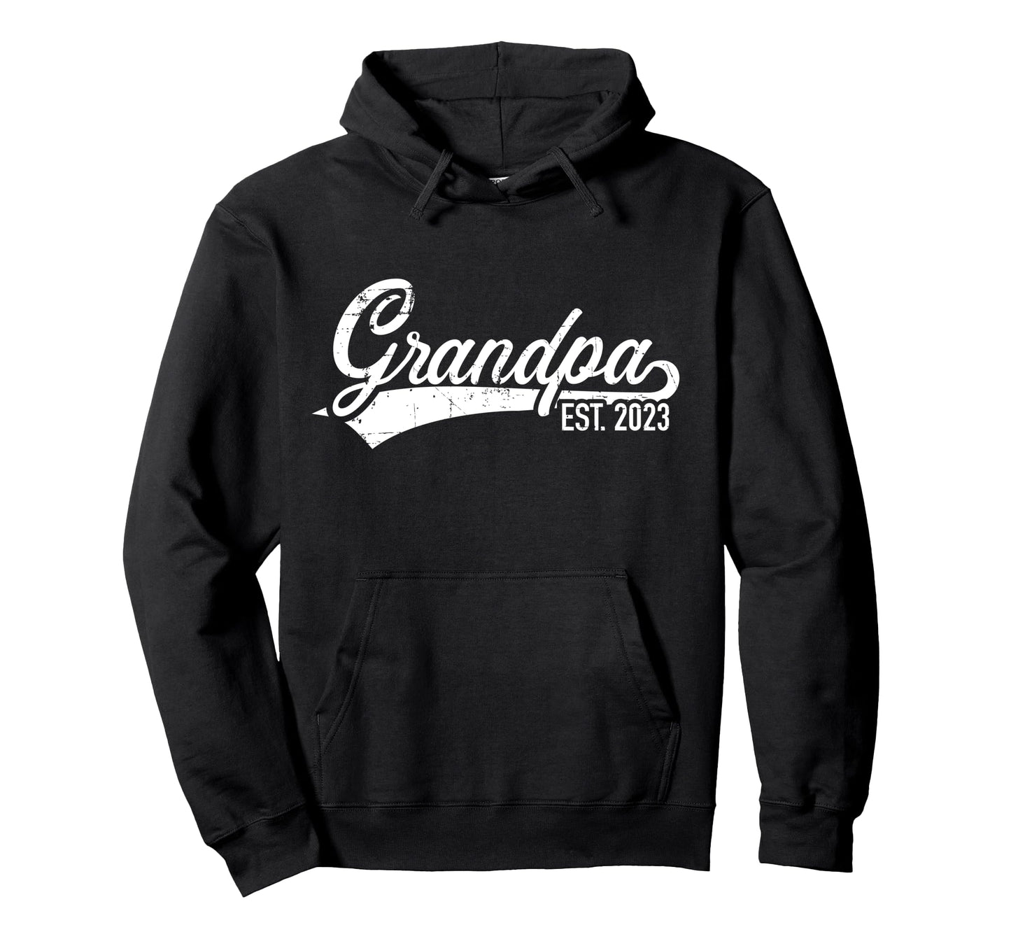 Grandpa Est 2023 Grandfather To Be Hoodie - Graphic Print Unisex - T-Shirt, Sweatshirt, Hoodie